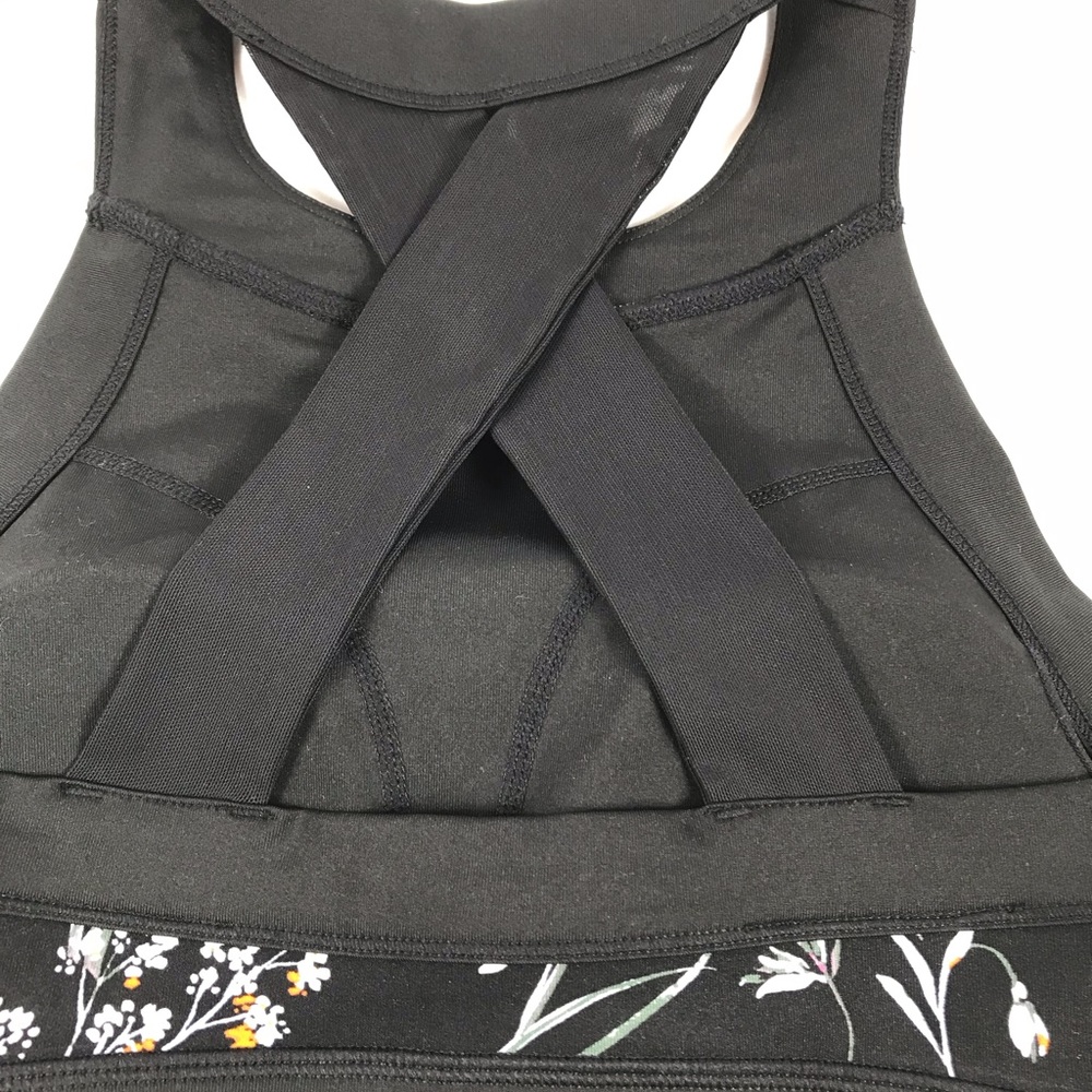Women’s Donna Karan Active Floral Sports Bra NWT - Picture 4 of 8